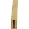 Ekena Millwork 3-inch W x 12-inch D x 16-inch H Baker Rough Cedar Woodgrain TimberThane Knee Brace, Primed BRCUR03X12X16BKRRCPR - alternate 4